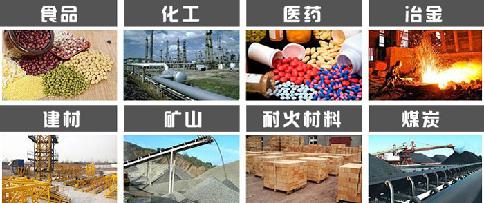 直徑1000型振動篩使用的行業(yè):食品，化工，醫(yī)藥，冶金，建材，礦山，耐火材料，煤炭等行業(yè)。